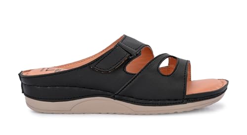 Image of Karaddi Women's Flats Sandal | Platform Heels Soft Cushion Ortho Sandals for Ladies Fashion | Comfort Open Toe Sandal