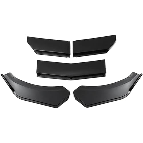 Pare-chocs avant lèvre becquet universel 5 pièces noir brillant pour Benz