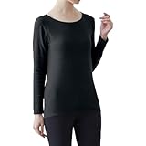 インナーシャツ レディース 長袖 裏起毛 クールネック 超寒がりさん あったかインナー ホットコット