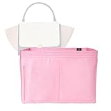 Zoomoni Silky Purse Organizer for Celine Trapeze Large (Handmade/4 Color Options) [Silky Satin, Silk Liner, Insert, Shaper]