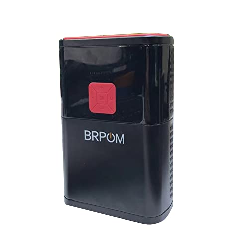 BRPOM Car Tire Inflator, [Cordless & DC Two Modes] 6000mAh 150PSI Portable Air Compressor with Power Bank, [25mm Large Cylinder Fast Inflate] Electric Tire Pump with LED Light for Car Bike Motor Ball
