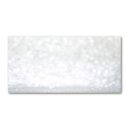 Splashback guard Tulup crédence de cuisine 100x50cm dosseret verre argenté