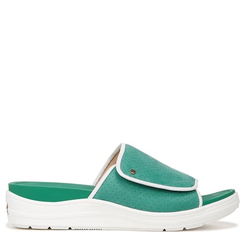 Dr. Scholl's Womens Time Off Set Slide Sandal Court Green Microfiber 9.5 M - image 7