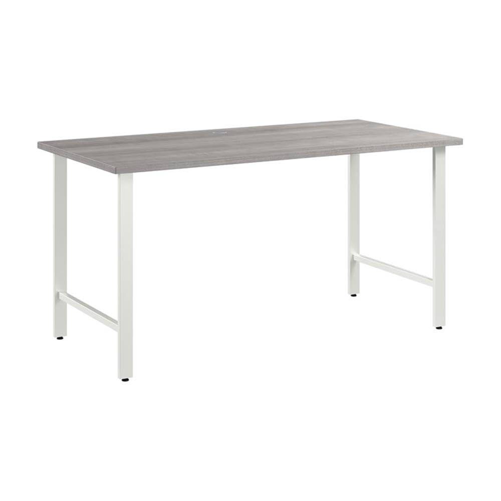 Bush Business Furniture Hustle 60W x 30D Computer Desk with Metal Legs in Platinum Gray Modular Office Table