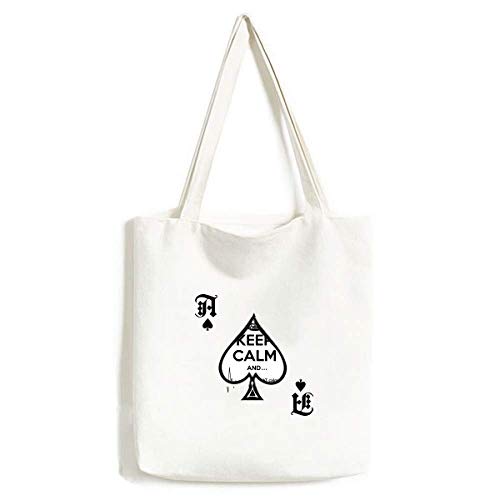 Sac à main Poker humour pour vos soirées casino entre amis avec as de bêche noir