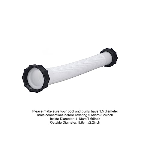 Ground Pool Pump Replacement Hose Leakproof Easy to Use Ground Swimming Pools Replacement for Home Pools (0.4m) - Image 2