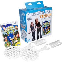 Wii, Sega Superstars Tennis Compitition Pack, 2 Rackets