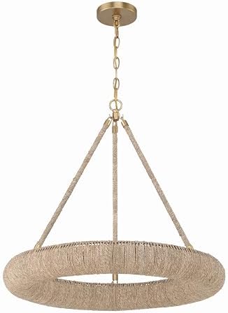 Crystorama Oakley 6 Light Soft Gold Chandelier