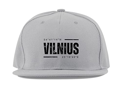 Casquette Vilnius Lituanie respirante pour randonnée et voyage urbain en été