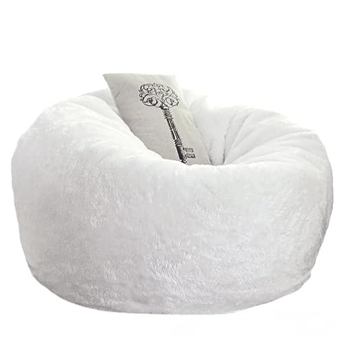 Housse pouf blanc lavable pour éliminer le désordre des jouets - 2