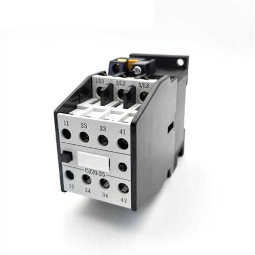 Contactor CA trifásico CJ20-25 de 25A y 24V para automatización de motores