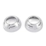 2 x 7,6 cm Maske Rumors Auto-Styling-Blenden für Bi-Xenon-Projektor-Scheinwerfer, Linse, DIY, Abdeckung, Lampe, verchromte Masken, passend für Hella Q5 Objektiv (Farbe: RA Z 005)