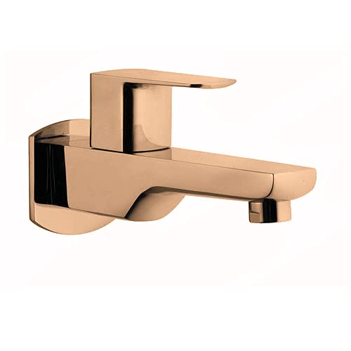 Aquieen PVD Zura Long Body Bib Cock with wall Flange (PVD Rose Gold)-image-28
