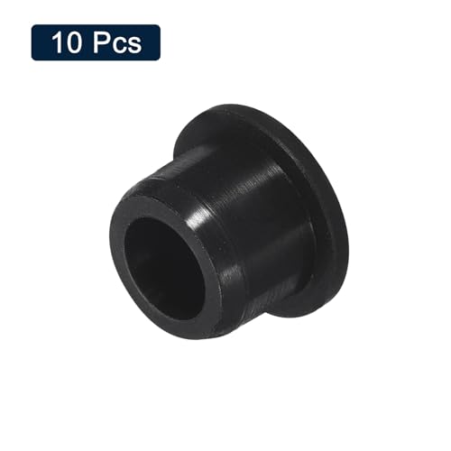 Image of uxcell 10 Pcs Black Plug Holes, Waterproof Rubber Button Plug for 14mm / 0.55 inch Hole