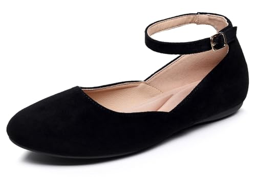 VenusCelia Women's Serenity Strap Flats Shoe