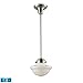 Elk Lighting 69042-1-LED Pendant Light, Satin Nickel