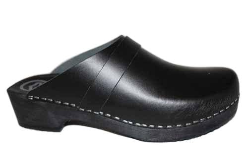 Mules homme Toffeln Clogs Original sabot cuir bois noir pointure 44