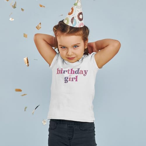 Birthday Girl Shirt, Sizes 2T, 3T, 4T, 5/6T, 7 Years, Toddler Girl Birthday Shirts, Kids Party Outfit4