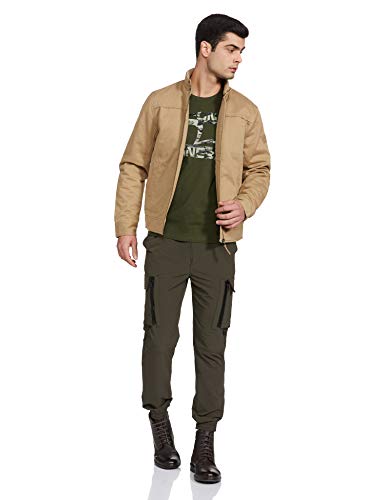 Image of Spykar Men's Cotton Slim Fit T-Shirt