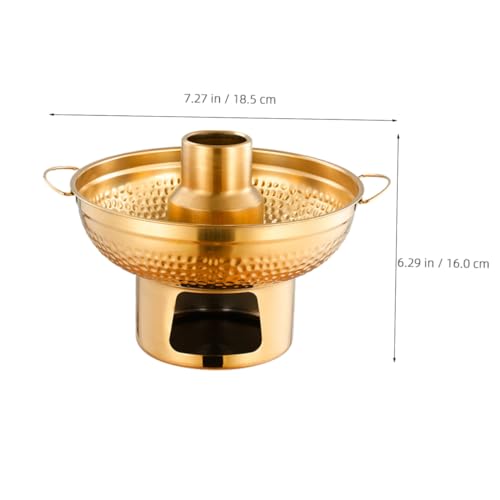 Olla para postres de acero inoxidable GLEAVI 18cm miniatura 2