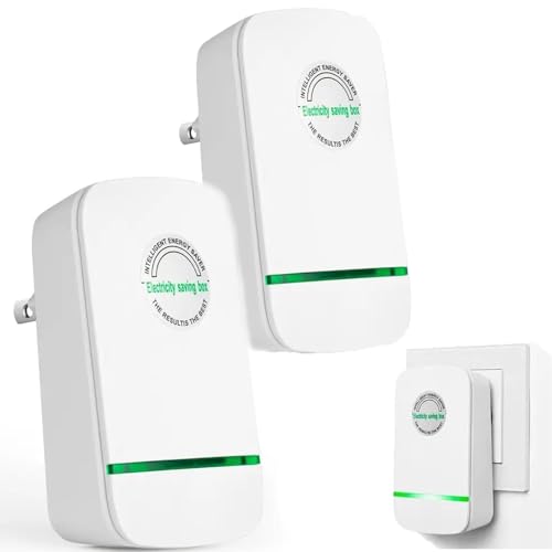 Stop Watt Device Plug-in for Home,Energy Savings Device,Power Efficiency,Smart Power Saver Plug with Voltage Stabilizer Protector, Smart & Office US 90V-250V 30KW