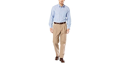 Dockers Men's Relaxed Fit Signature Khaki Pants - Pleated D4