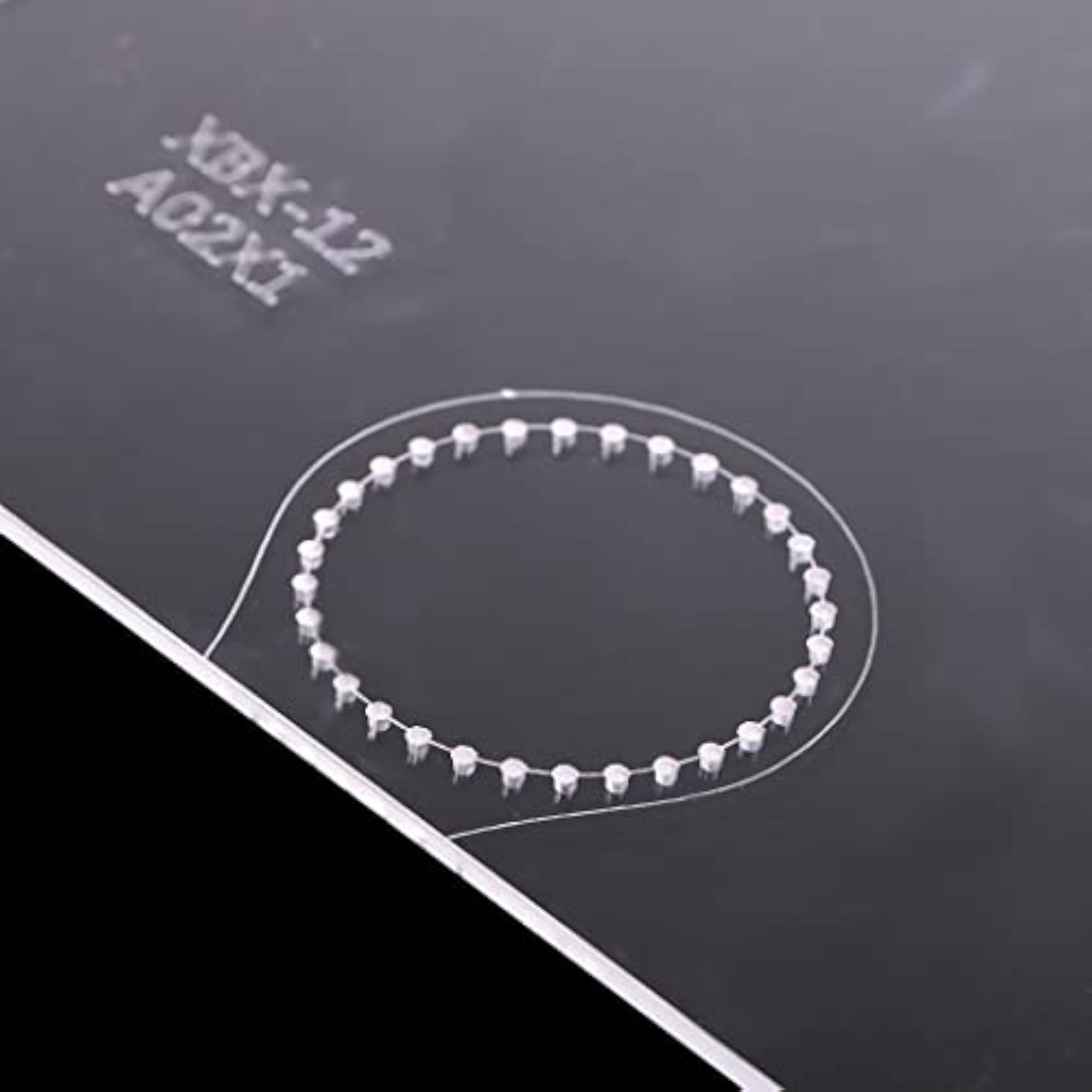 7 Pieces Leathercraft Acrylic Pattern Stencil Templates