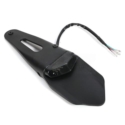 Lámpara trasera LED de 12V y guardabarros trasero para motocicleta de enduro