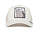 Goorin Bros. The Farm Leather Unisex Trucker Hat, White (The Killer Tiger), One Size