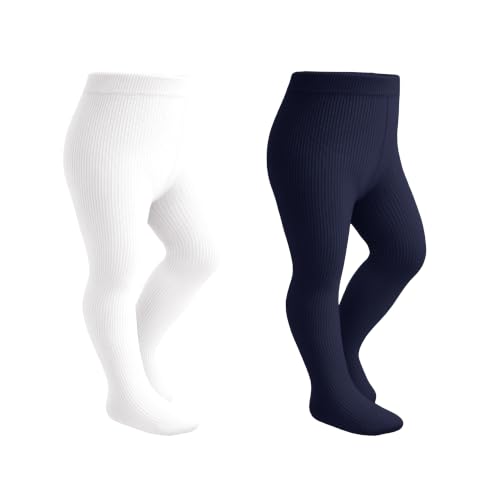 Image of Stelle Toddler Girls Tights Baby Cable Knit Stockings Thick Cotton Legging