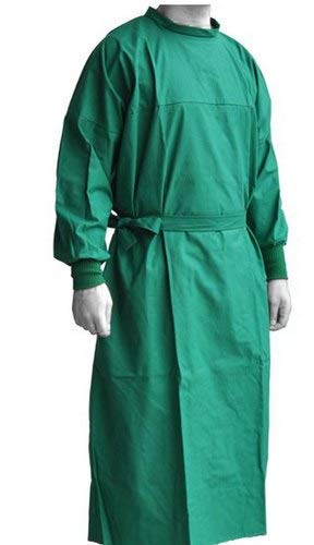 primestore Reusable Cotton Surgeons Gown Set (Green) (B089VJ1RR2) Amazon Price History, Amazon Price Tracker