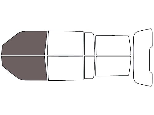 Rvinyl Window Tint Kit Compatible with Ford Flex 2009-2019 - Front Precut Kit - 35%