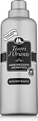 Tesori d'oriente Lot de 6 assouplissants parfumés Muschio bianco 750 ml Musc blanc