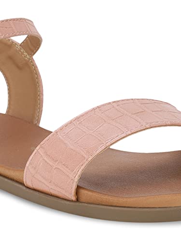 Image of Bata Women's Gia-Croco Flat Sandal
