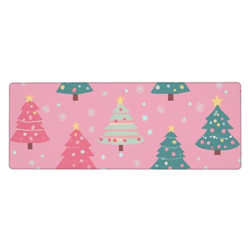 Tapis de souris de jeu Arbre de Noël grand modèle pour décorer le bureau