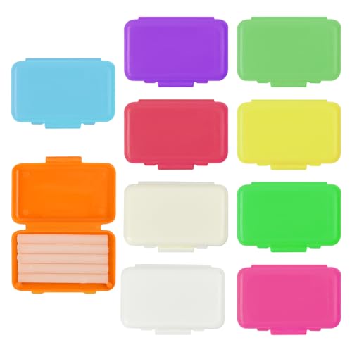 10 Piezas Cera de Ortodoncia Dental, Cera Brackets, Dental Care para Aparatos Ortopédicos, cera Bucal para Aliviar la Irritación y el Dolor, 10 Colores y 10 Sabores 10 Piezas Cera de Ortodoncia Dental, Cera Brackets, Dental Care para Aparatos Ortopédicos, cera Bucal para Aliviar la Irritación y el Dolor, 10 Colores y 10 Sabores