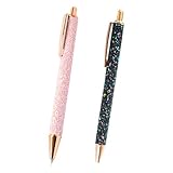 GSHLLO 2 Pcs Craft Weed Pens Glitter Weeding Pencil Air Release Pen Metal Pin Pen Adhesive Vinyl Tool Fine Point Weeding Tool for Bubble Removal