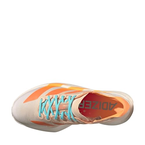 Image of Adidas Women's Adizero Adios PRO 4 W Crystal sandFlash Orange /Flash Aqua 8.5 US