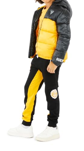 GUESS Boys' Eco Fleece Contrast Sweatpants