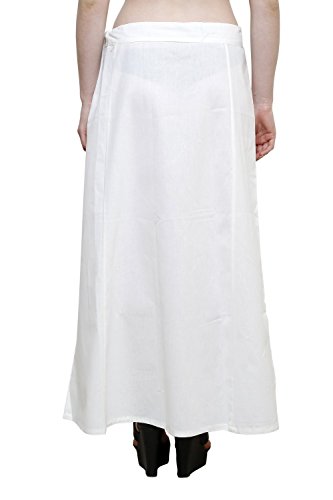 Image of Pistaa's combo of Women's Cotton Best Plain Solid Indian Readymade Inskirt Saree petticoats