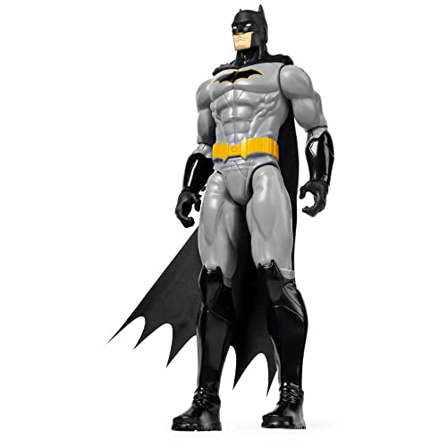 DC Batman - Figurine Batman Renaissance 30 Cm - Figurine Articulée - Créez Vos Propres Combats Masqués Contre L'ennemi - Super Héros - Gris Et Noir - Jouet À Collectionner - Jouet Enfant 3 Ans Et +