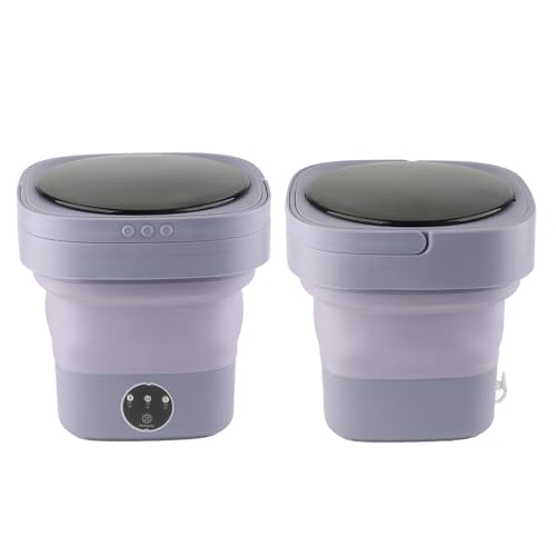 Máquina de Lavar Roupa Dobrável, Tomada Americana 100-240v, Prática para Viagens e Roupas íntimas (R