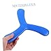 Milisten Outdoor Flying Toy Boomerang for Boy Girl Durable Soft Material Easy Throw Fun for Backyard Beach Games for Family Recreation Activities