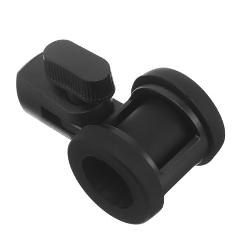 HAMPPLIES Mikrofonklemme 2cm Stoßdämpferhalterung für Interviews Wetterfeste Mikrofonspinne für Live Übertragung Kompatibel mit Handmikrofonen Tragbare Broadcast Halterung