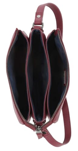 Harley-Davidson Women's Rebel Pebble Bar & Shield Crossbody Bag – Oxblood3