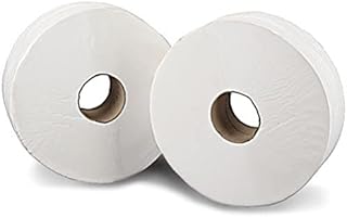 2Work 2-Ply Mini Jumbo Toilet Roll 200 Metres (Pack of 12) J26200VW