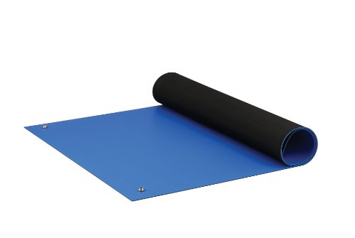 ACL Staticide 8285RBM2436 Dualmat ESD Table Mat, 24" Length x 36" Width, Royal Blue, Large