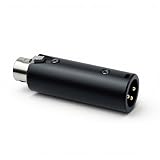 Amplificador de Preamplificador de Micrófono en Línea Profesional de 35dB para Micrófonos Dinámicos, Amplificador de Ganancia de Potencia Fantasma de 48V de Ruido Ultra bajo
