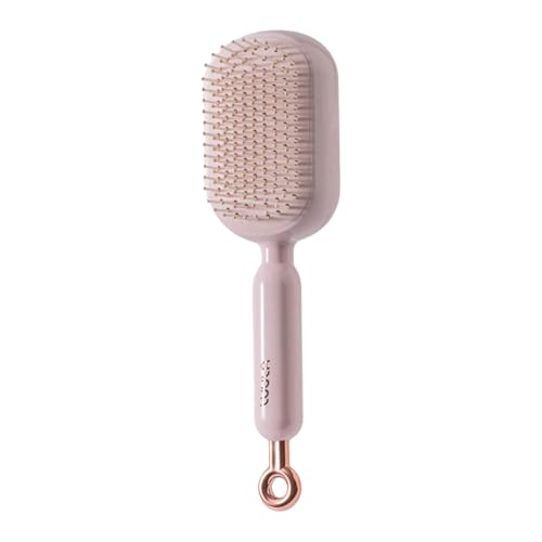 Peines para Mujeres - Peine Retráctil Con Cojín De Aire,Peine Cepillo De Masaje Retráctil,para Pelo Liso Rizado Grueso Largo Seco Aseo Seco Largo Hogar Ducha Salón Gimnasio Viaje