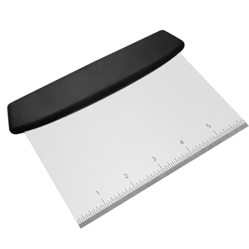 Hao Zhu Dough Scraper Stainless Steel Bench Scraper with Scale 15 cm